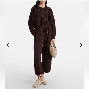 BNWT LESET Jamie patchwork cotton terry sweatpants + sweatshirt hoodie SET XS